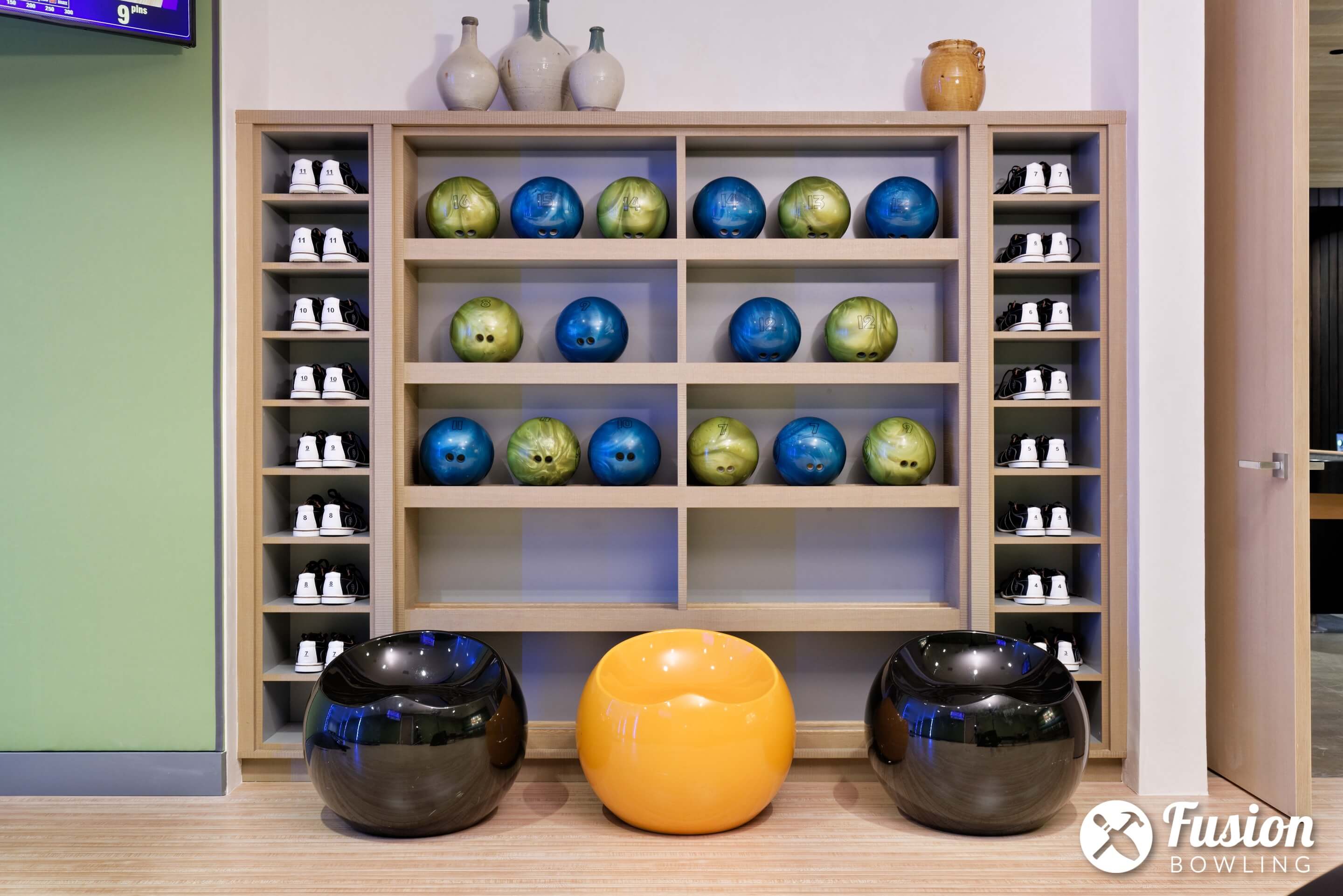 Storage Ideas for Home Bowling Alley Balls & Shoes